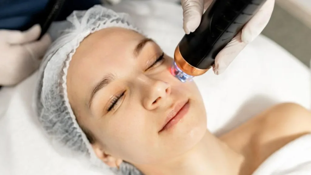 Bio re peel and microneedling treatment procedure.