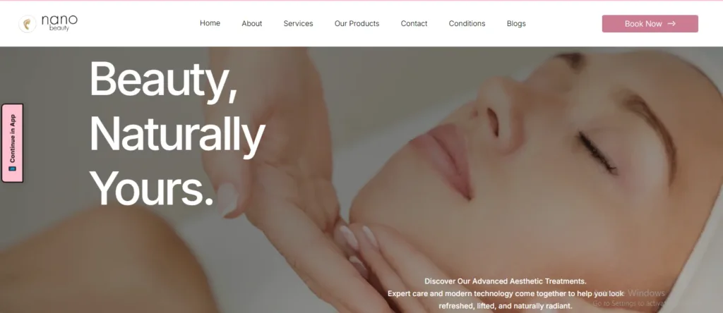 Secret RF microneedling treatments at Nano Beauty Star. 