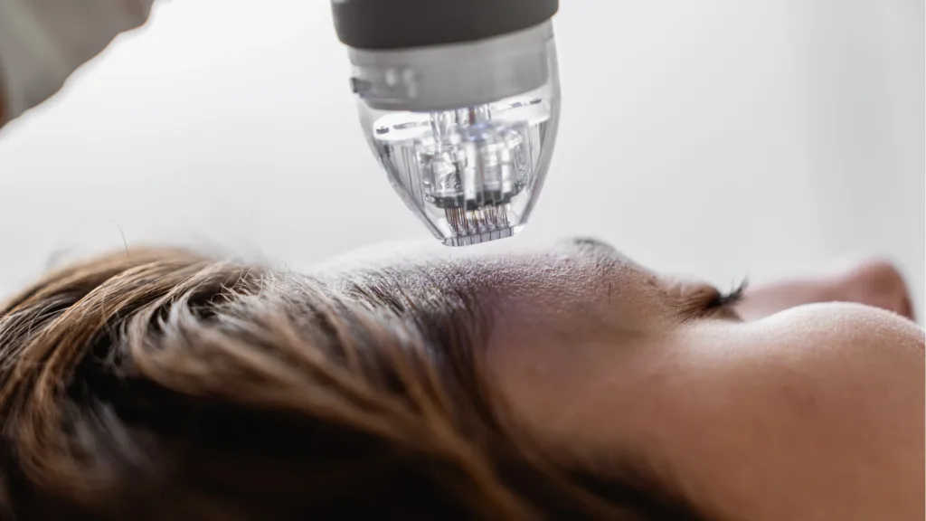 Learn the difference between Secret RF microneedling vs traditional microneedling. 