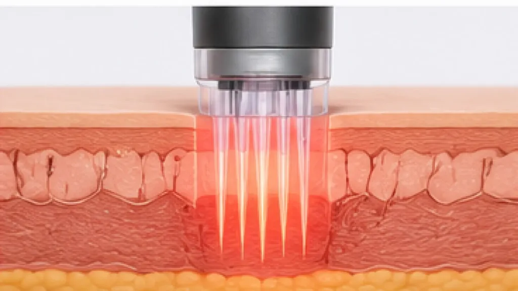 Secret RF vs microneedling treatment timeline.