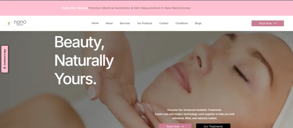 Secret RF and Secret Pro treatments and personalized skin rejuvenation options at Nano Beauty Star.