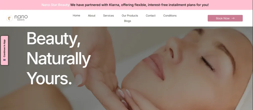 Secret RF microneedling aftercare guidance from Nano Beauty Star.