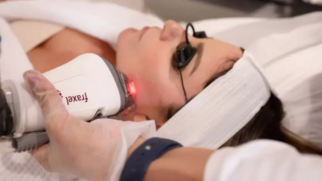 Understanding treatment depth differences in the Secret RF vs Fraxel.