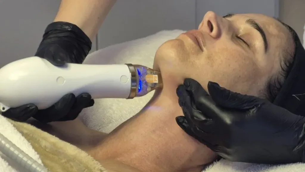 Secret RF vs Scarlet RF for acne scars and pitted texture treatment.
