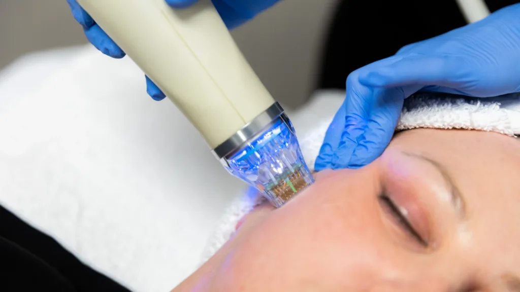 Secret RF vs Scarlet RF treatment information before the procedure.