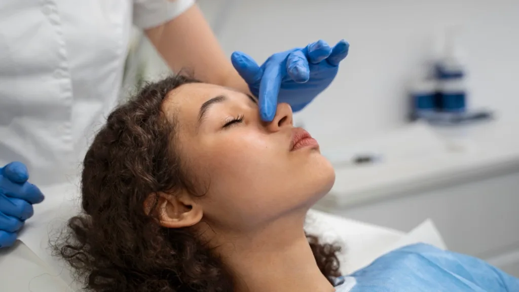 Skin concerns treated with advanced aesthetic treatments with Secret RF vs Ultherapy. 